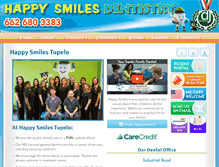 Tablet Screenshot of happysmilestupelo.com